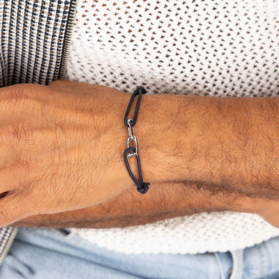 Pig & Hen Daunting Dean Navy | Silver Men's Bracelet