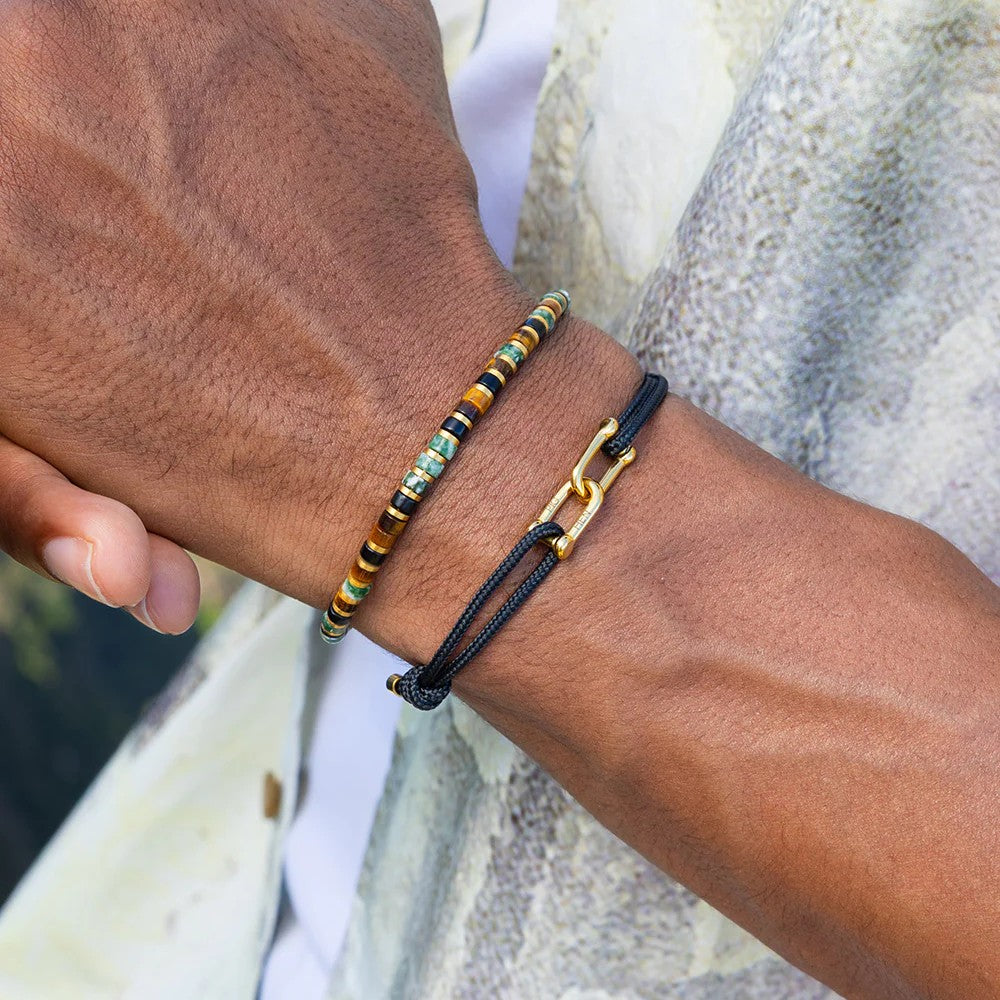Pig & Hen Brontide Nagoya | Gold Men's Bracelet