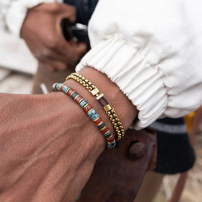 Pig & Hen Brontide Nikko | Gold Men's Bracelet