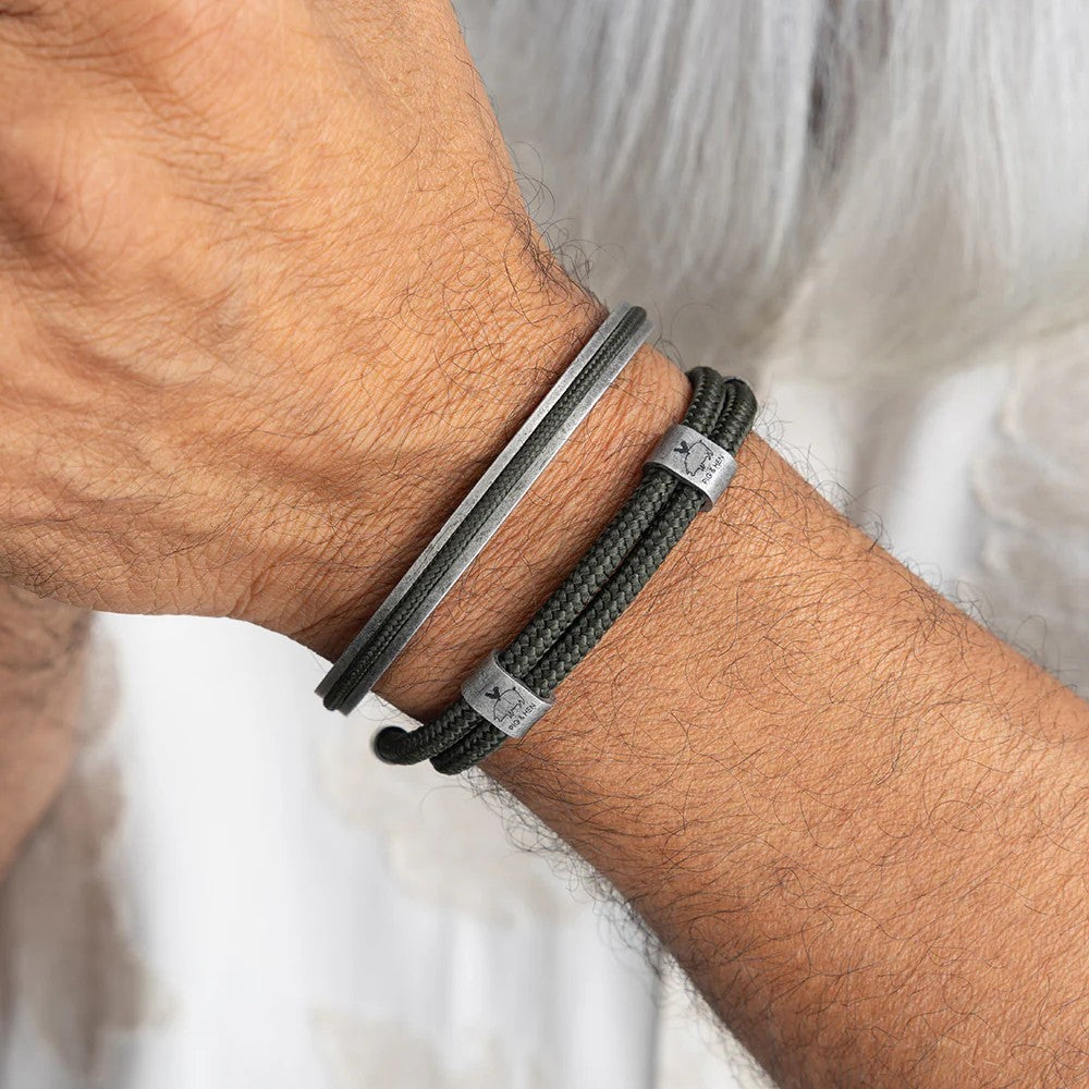 Pig & Hen Little Lewis DBL Army | Vintage Men's Bracelet