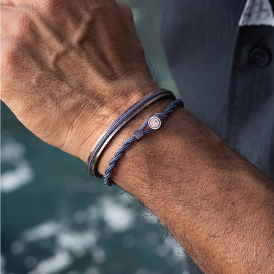 Pig & Hen Easy Ed Slate Gray | Bronze Men's Bracelet