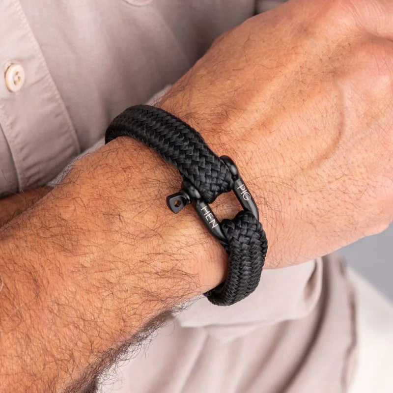 Pig & Hen Gorgeous George Black | Black Men's Bracelet