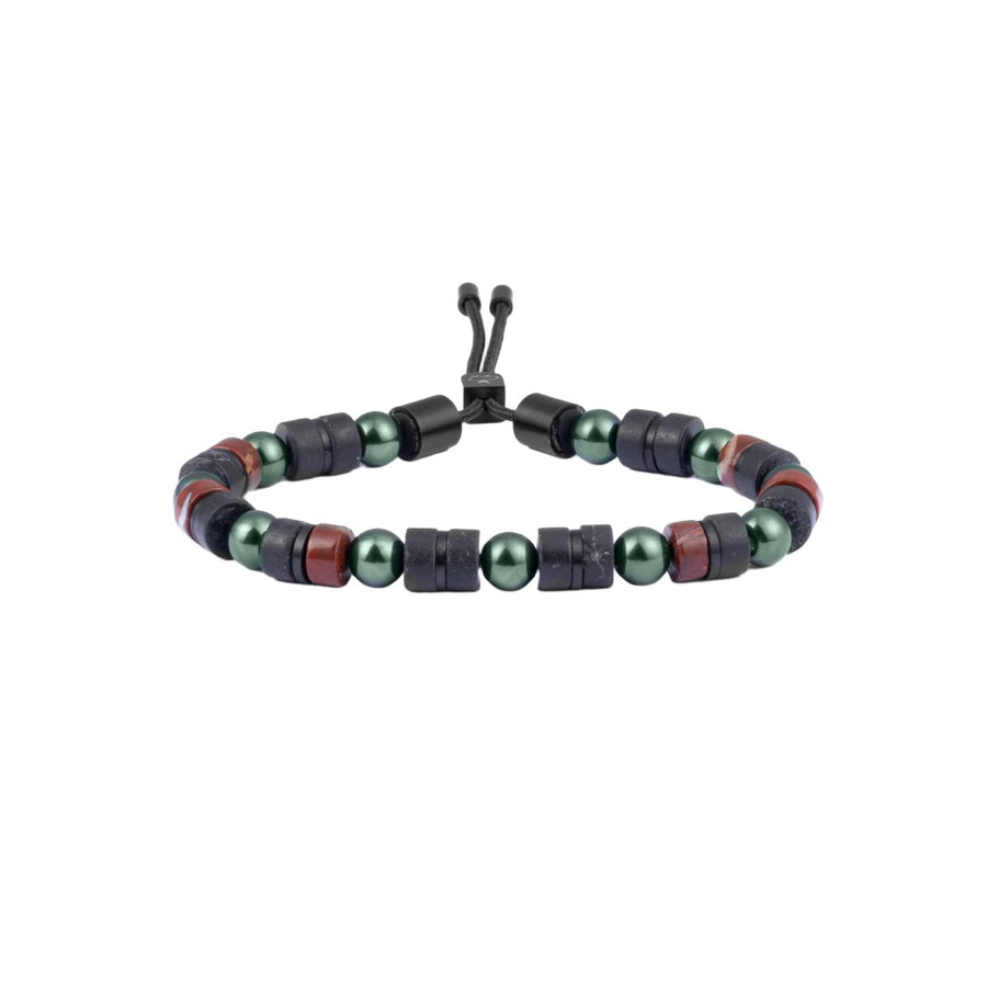 Pig & Hen Brontide Koyasan | Black Men's Bracelet
