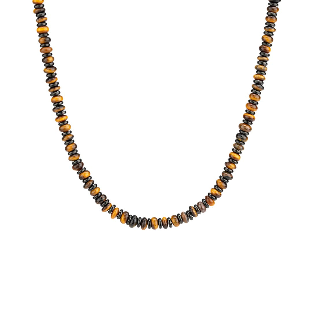 Pig & Hen Brontide Tiger Eye | Black Men's Necklace