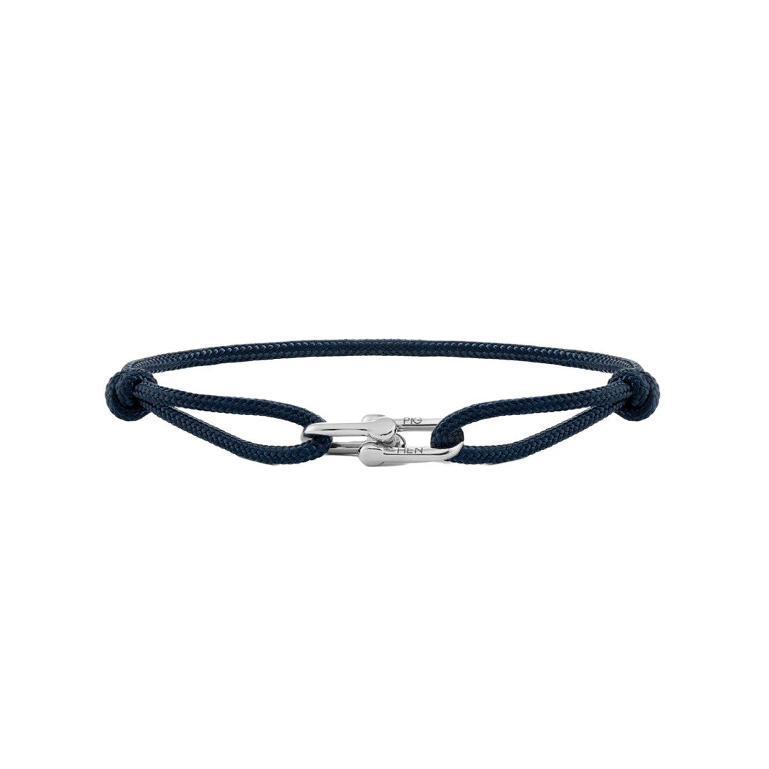 Pig & Hen Daunting Dean Navy | Silver Men's Bracelet