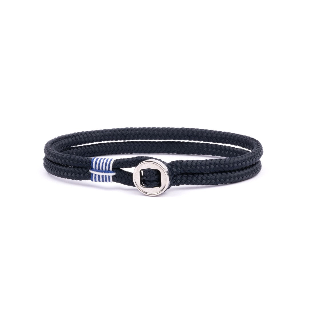 Pig & Hen Don Dino Navy | Silver Men's Bracelet
