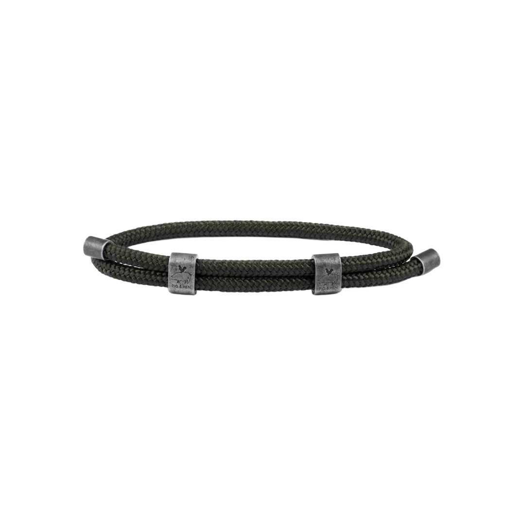 Pig & Hen Little Lewis DBL Army | Vintage Men's Bracelet