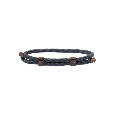 Pig & Hen Little Lewis DBL Slate Gray | Bronze Men's Bracelet