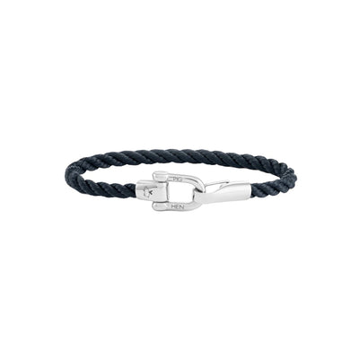 Pig & Hen Lobster Larry Navy | Silver Men's Bracelet
