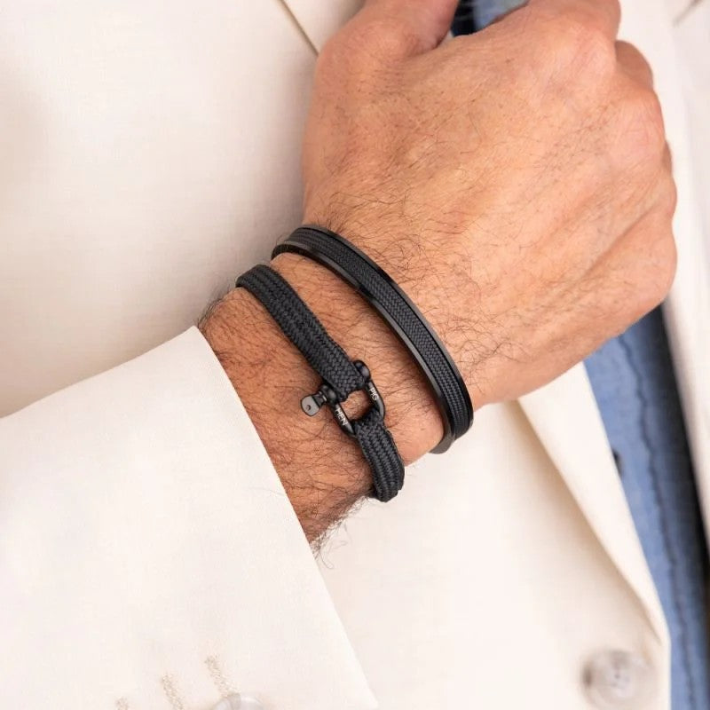 Pig & Hen Vicious Vik Black | Black Men's Bracelet