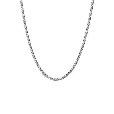 Pig & Hen Stainless Steel Box Chain Necklace
