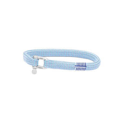 Pig & Hen Vicious Vik Summer Blue - Stone Gray | Silver Men's Bracelet