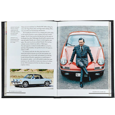 The Story of Porsche Leather Bound Keepsake Book