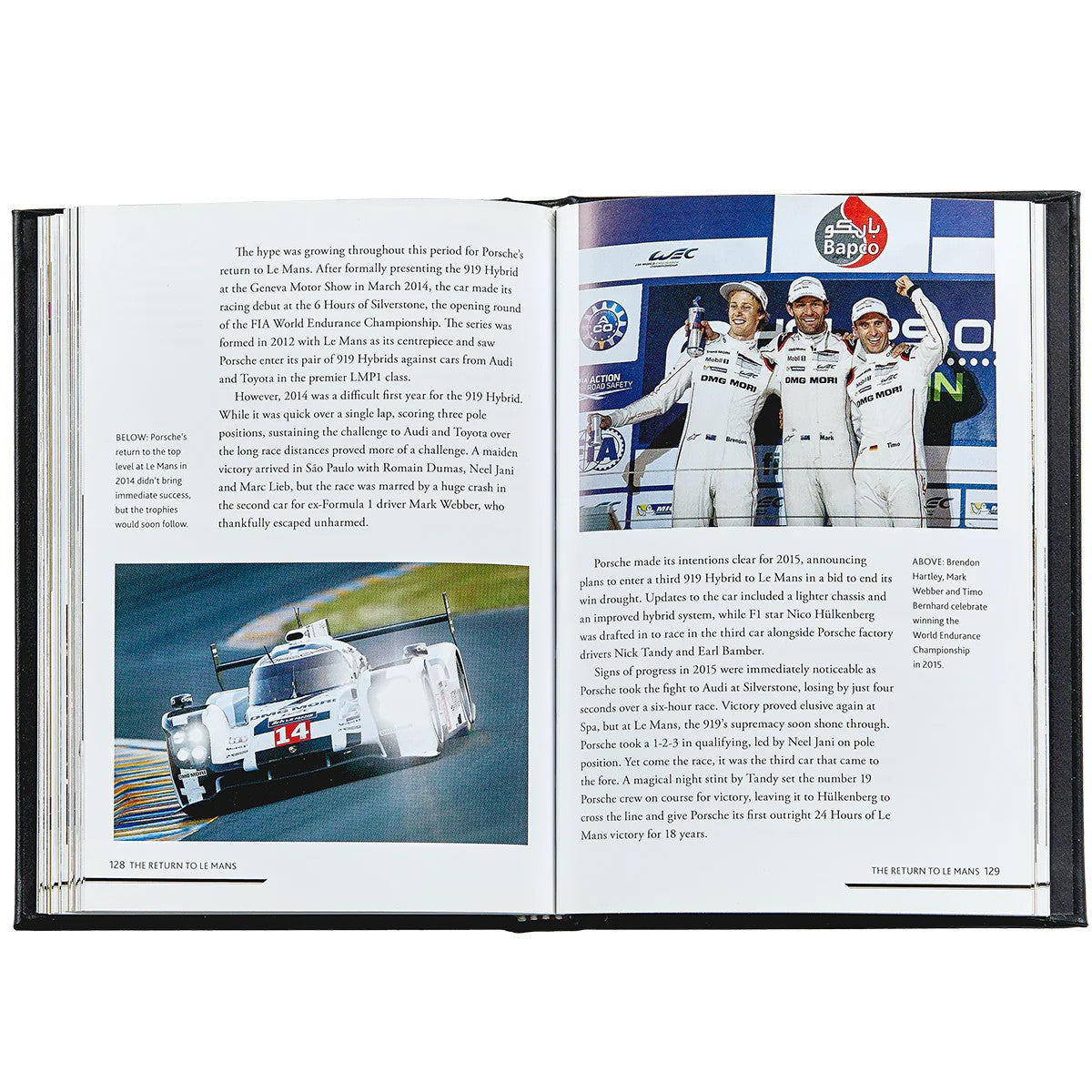 The Story of Porsche Leather Bound Keepsake Book
