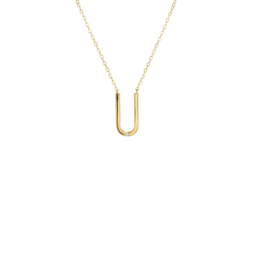 Rachel Reid Charm Holder Necklace with Diamond
