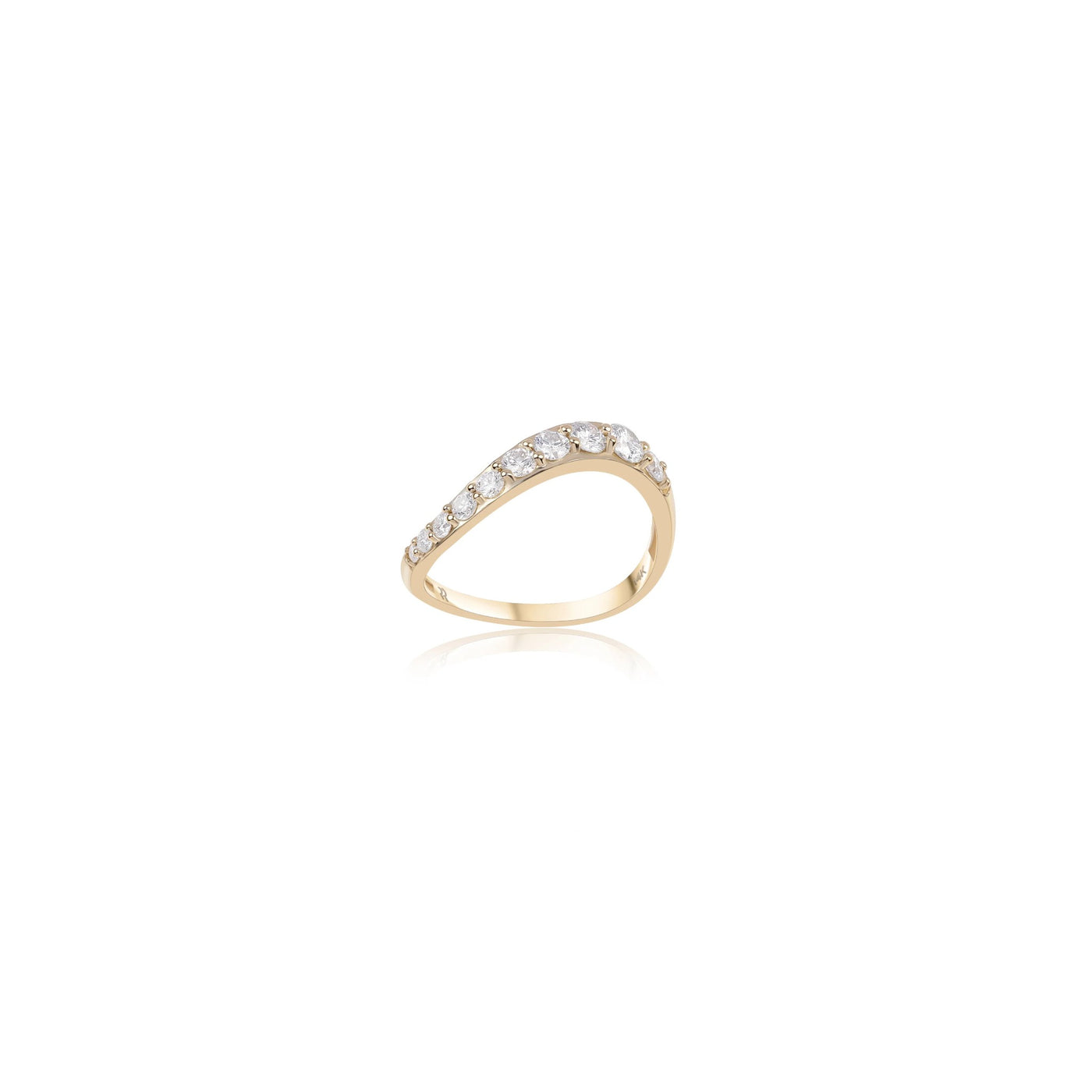 Rachel Reid Diamond Wave Ring