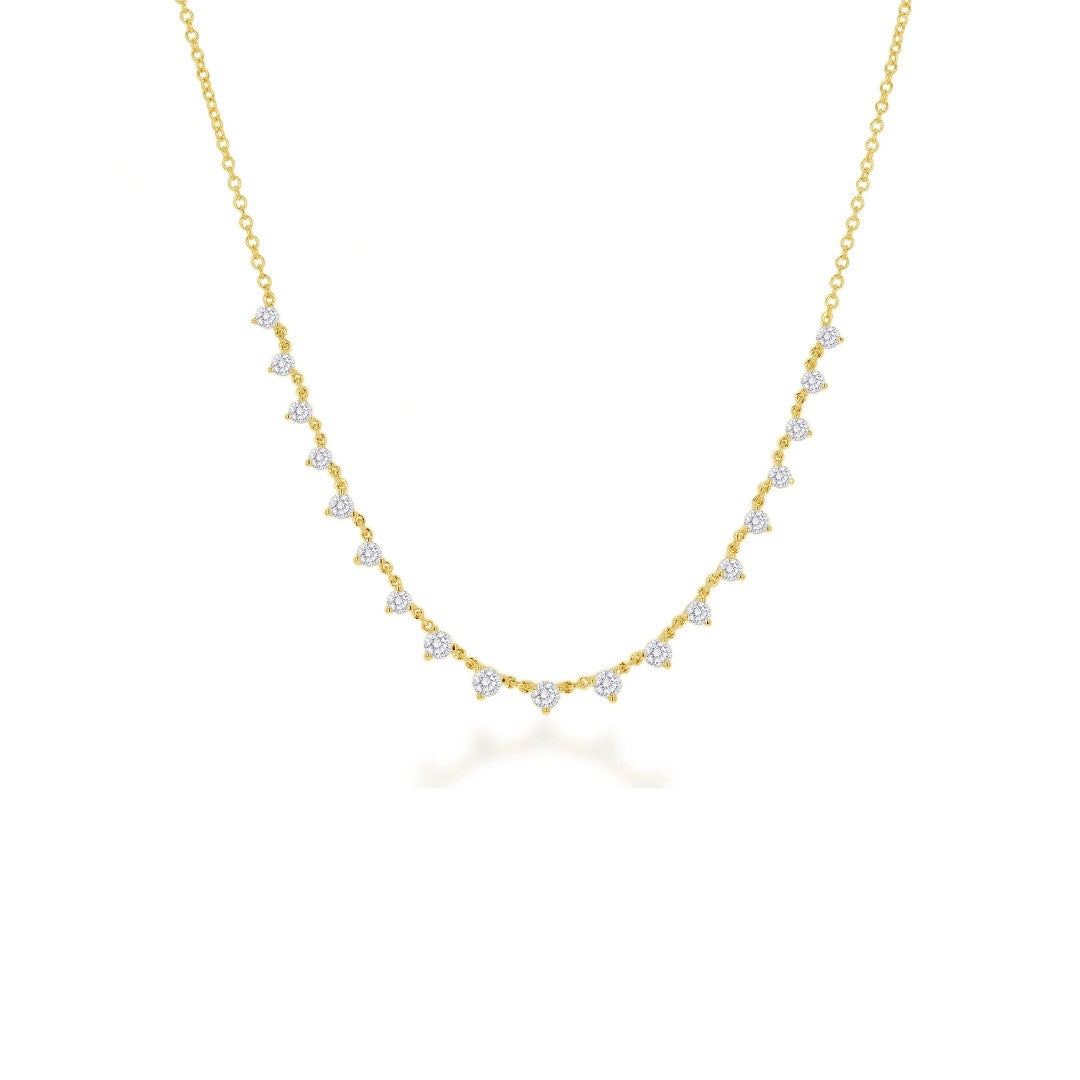 Rachel Reid Graduated Diamond Layering Necklace