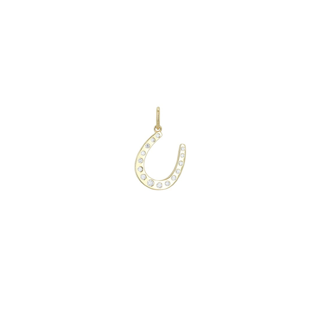 Rachel Reid Diamond Horseshoe Charm