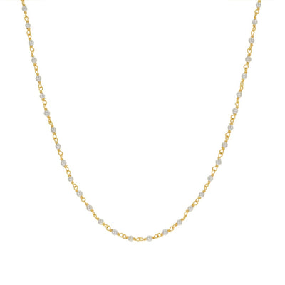 Rachel Reid Pearl Bead Chain Necklace
