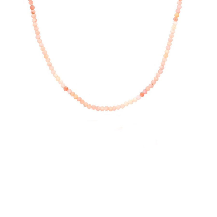 Rachel Reid Pink Opal Beaded Necklace