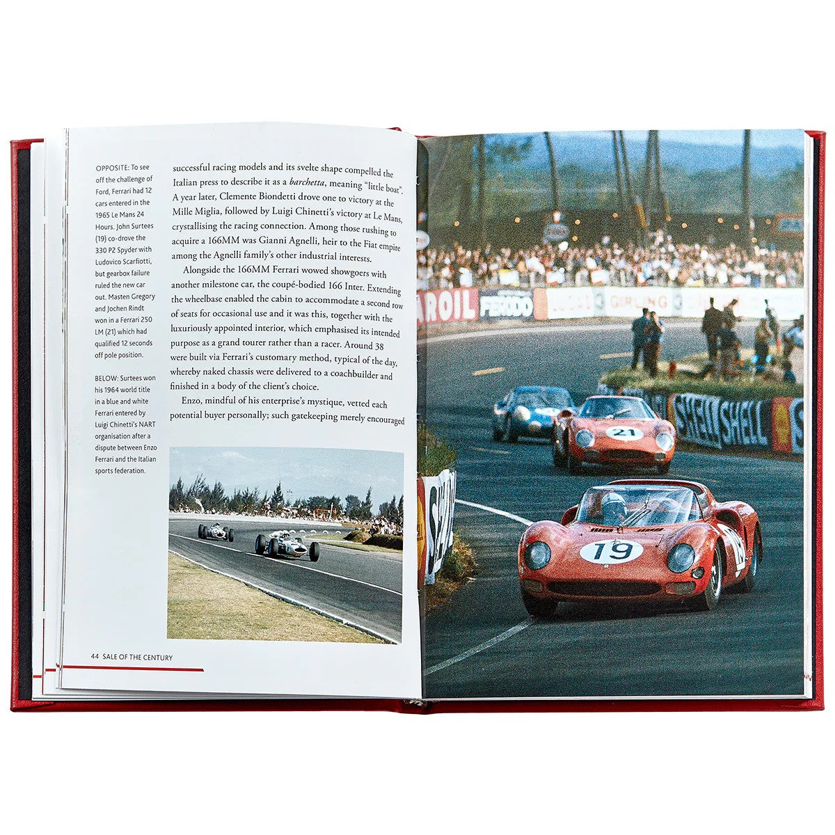 The Story of Ferrari Leather Bound Keepsake Book