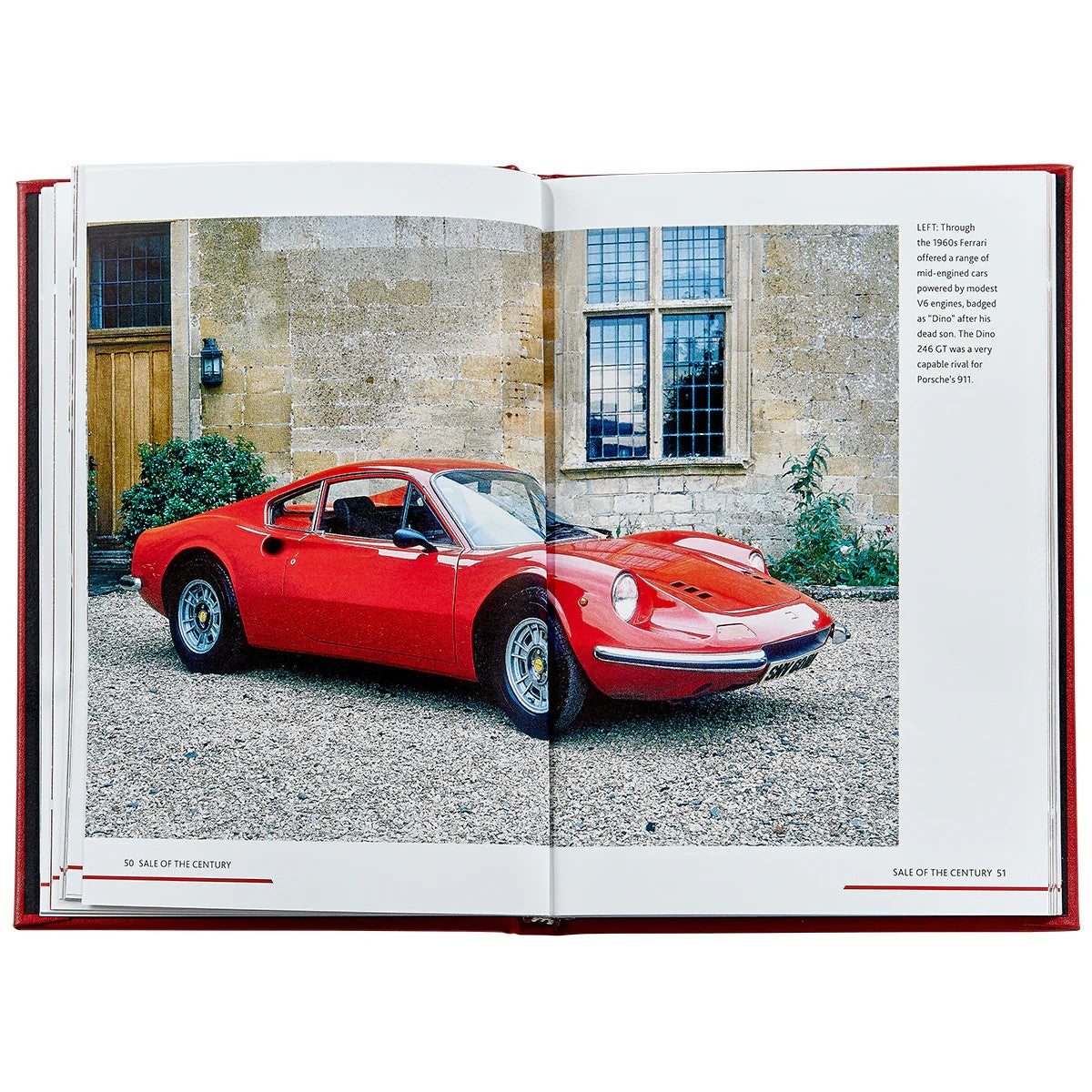 The Story of Ferrari Leather Bound Keepsake Book