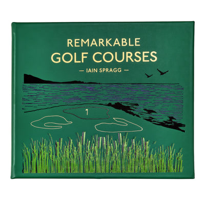 Remarkable Golf Courses Leather Bound Keepsake Book