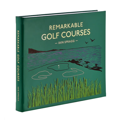 Remarkable Golf Courses Leather Bound Keepsake Book