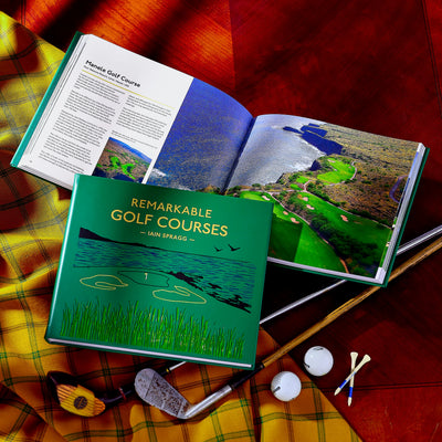 Remarkable Golf Courses Leather Bound Keepsake Book