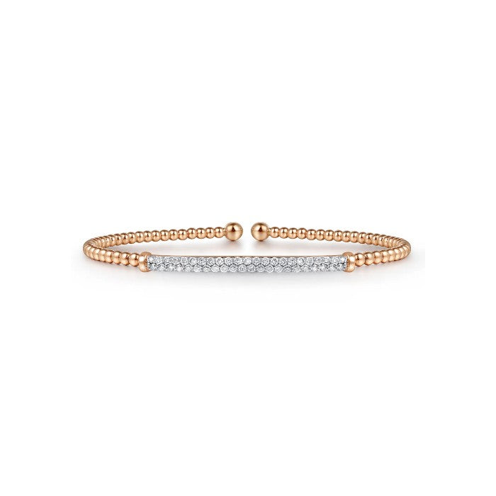 Gabriel & Co. Bujukan Diamond Bar Split Bangle