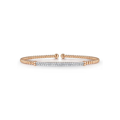 Gabriel & Co. Bujukan Diamond Bar Split Bangle