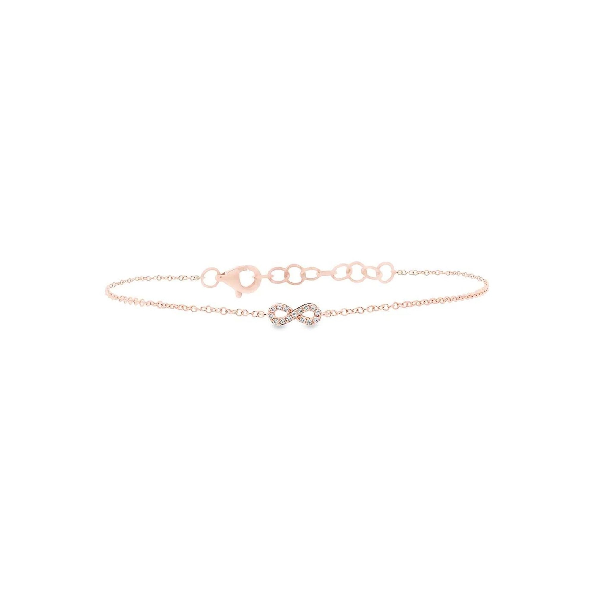 Shy Creation Diamond Infinity Bracelet