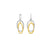 Rudolf Friedmann Two Tone Diamond Earrings
