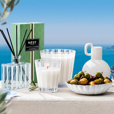 NEST Fragrances Reed Diffuser in Santorini Olive & Citron