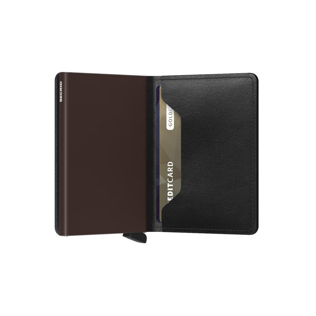 Secrid Slim Wallet Original Black-Brown