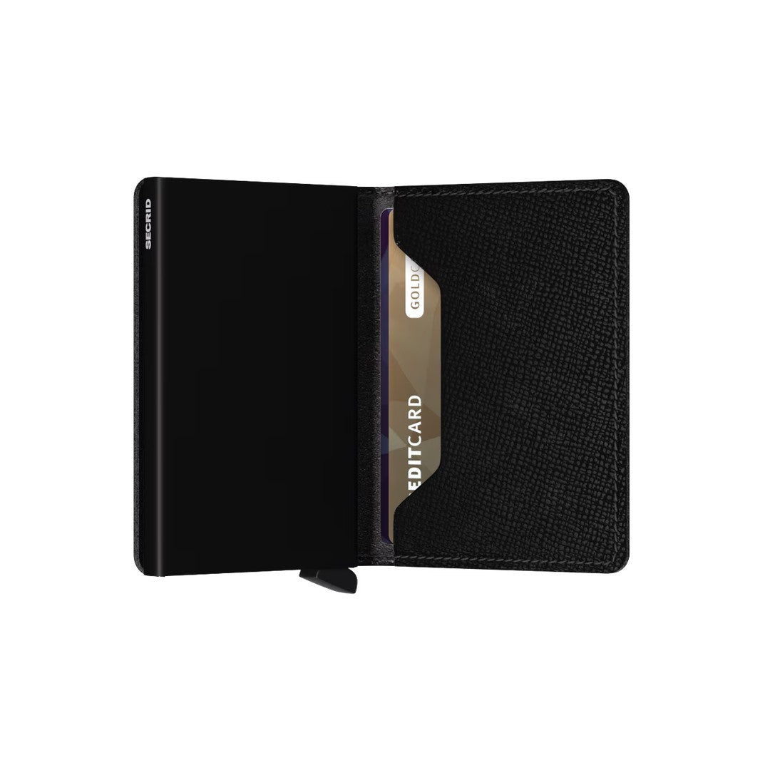 Secrid Slim Wallet Crisple Black