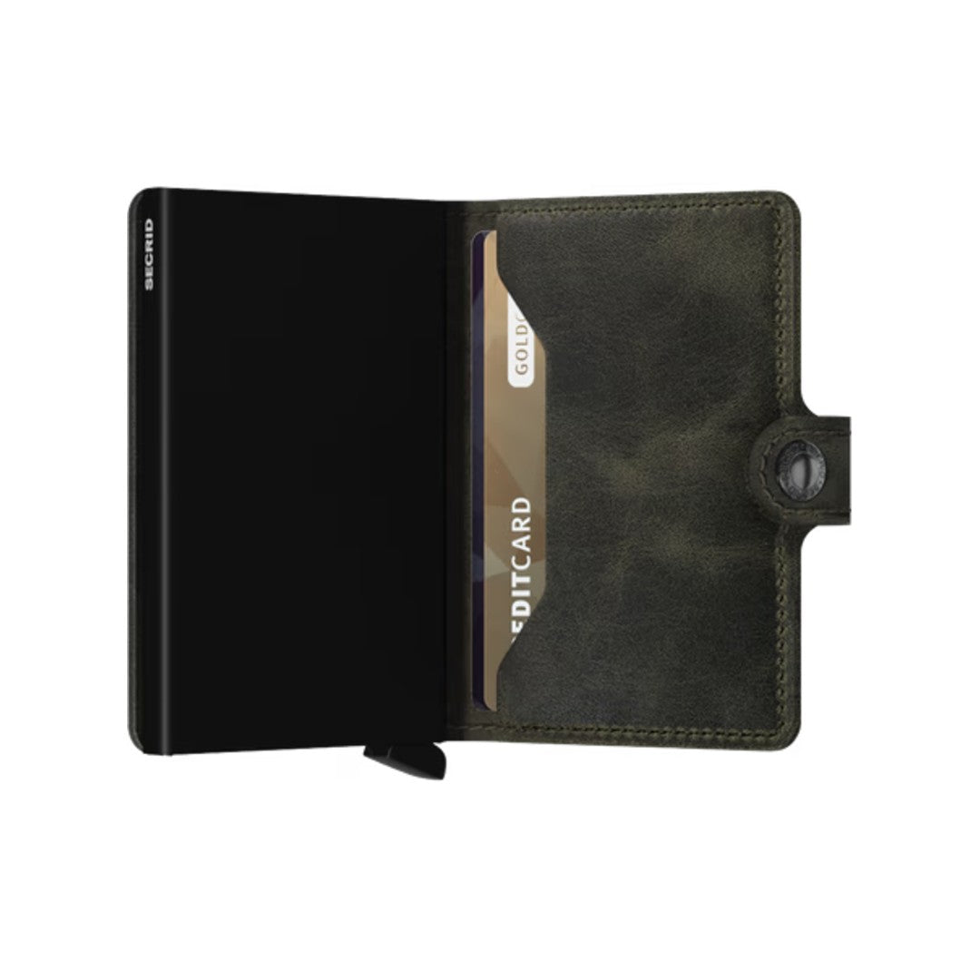 Secrid Mini Wallet Vintage Olive-Black