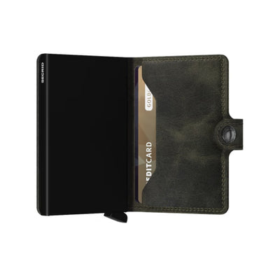 Secrid Mini Wallet Vintage Olive-Black