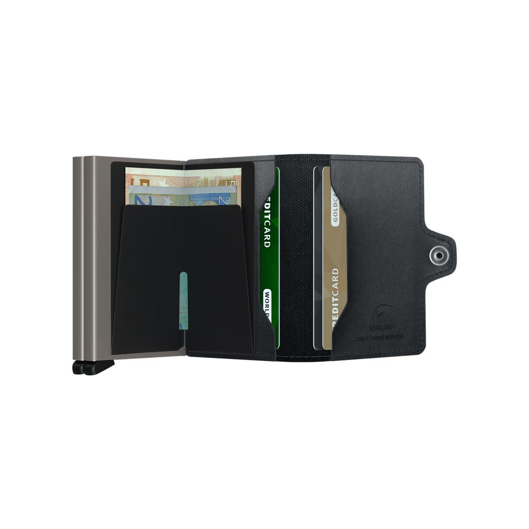 Secrid Twin Wallet MIRUM Plant-Based Black