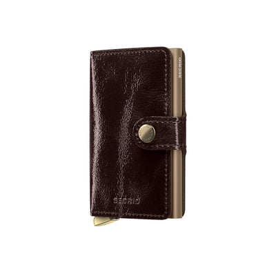 Secrid Premium Mini Wallet Naplak Mahogany +