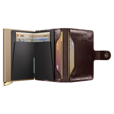 Secrid Premium Mini Wallet Naplak Mahogany +