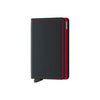 Secrid Slim Wallet Matte Black & Red