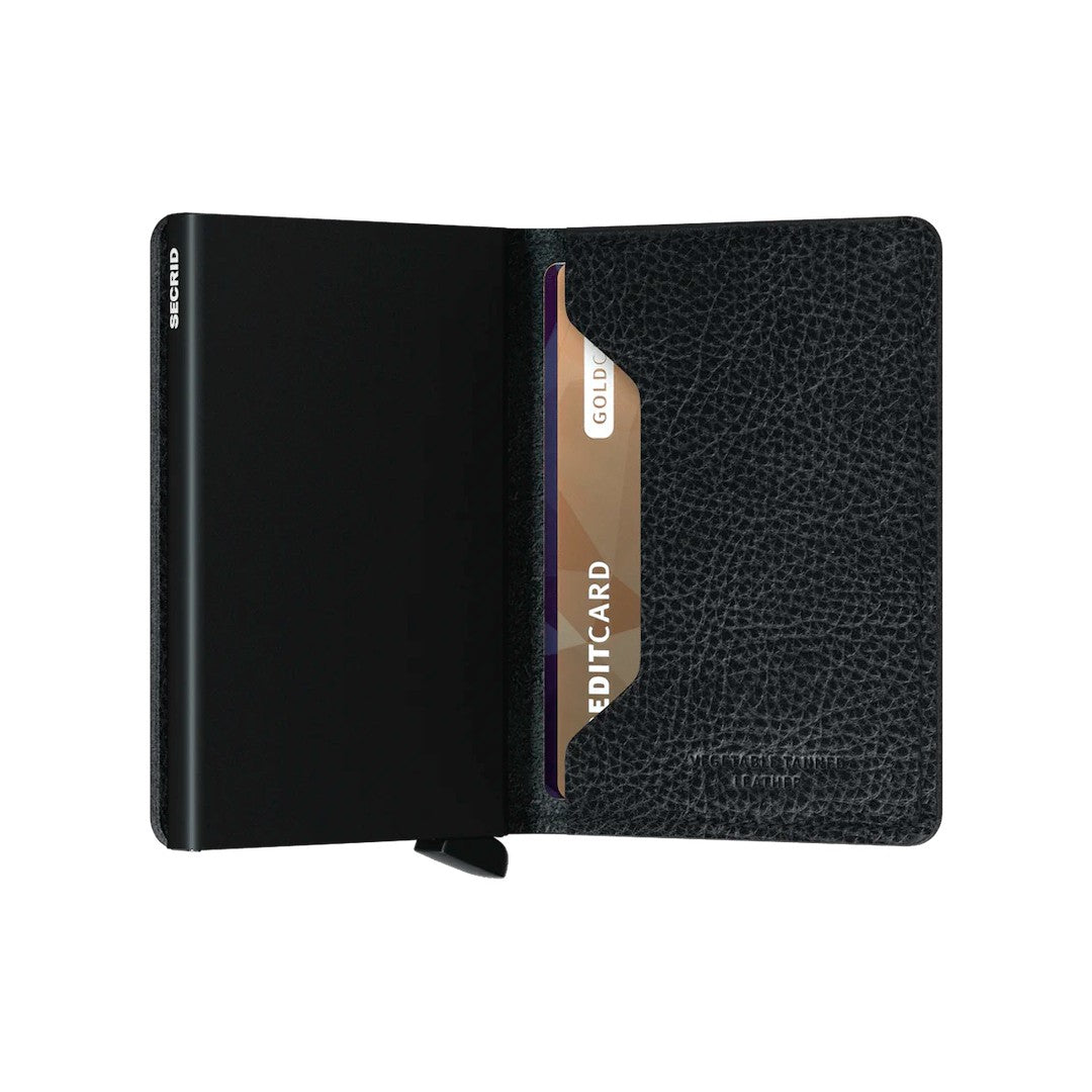Secrid Slim Wallet Veg Black-Black