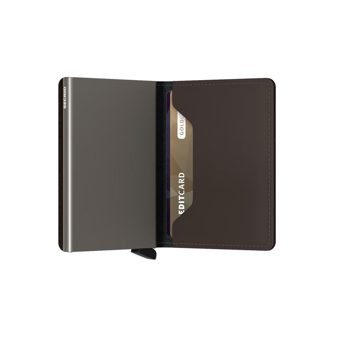 Secrid Slim Wallet Matte Truffle