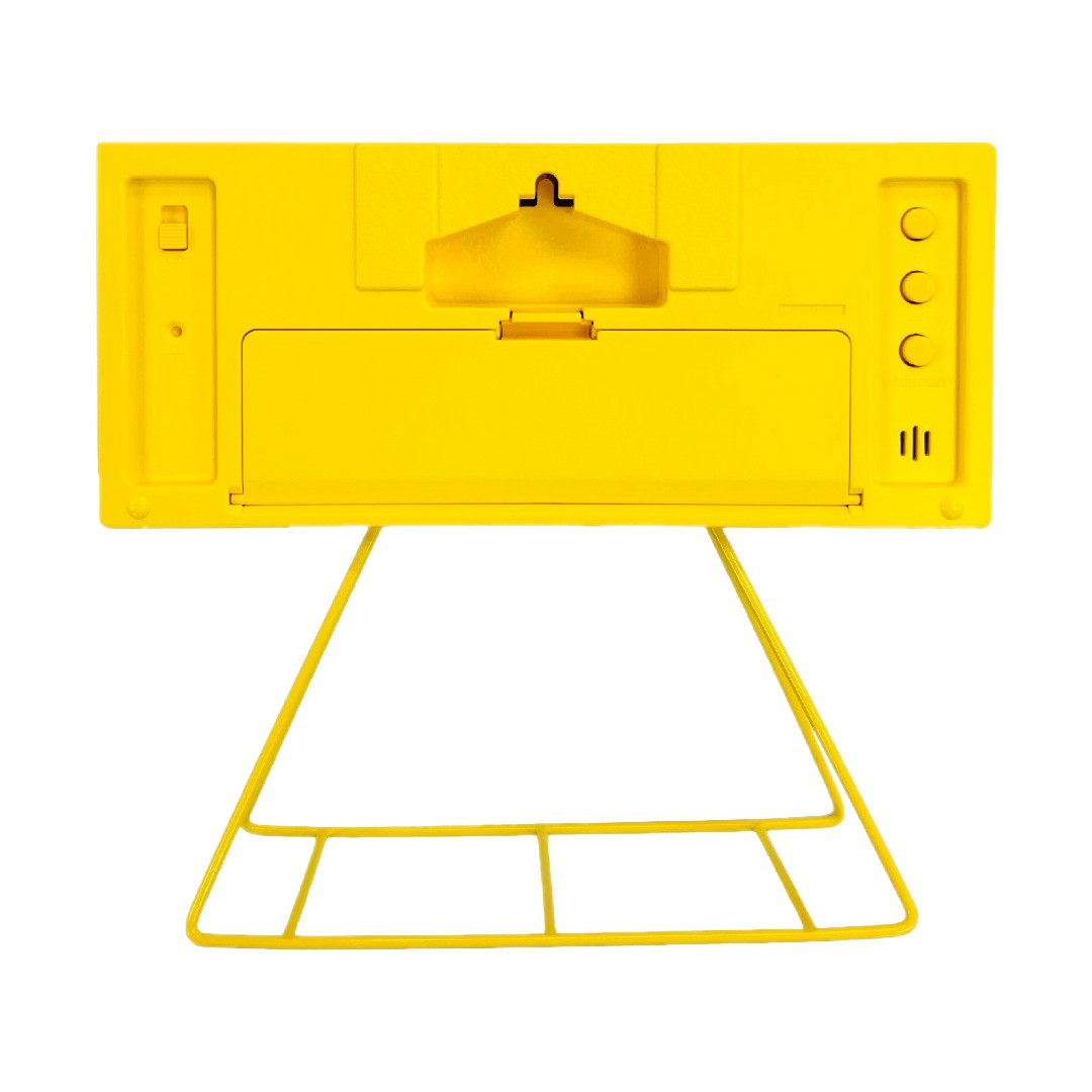 Heritage Design Alarm Clock - Matte Yellow