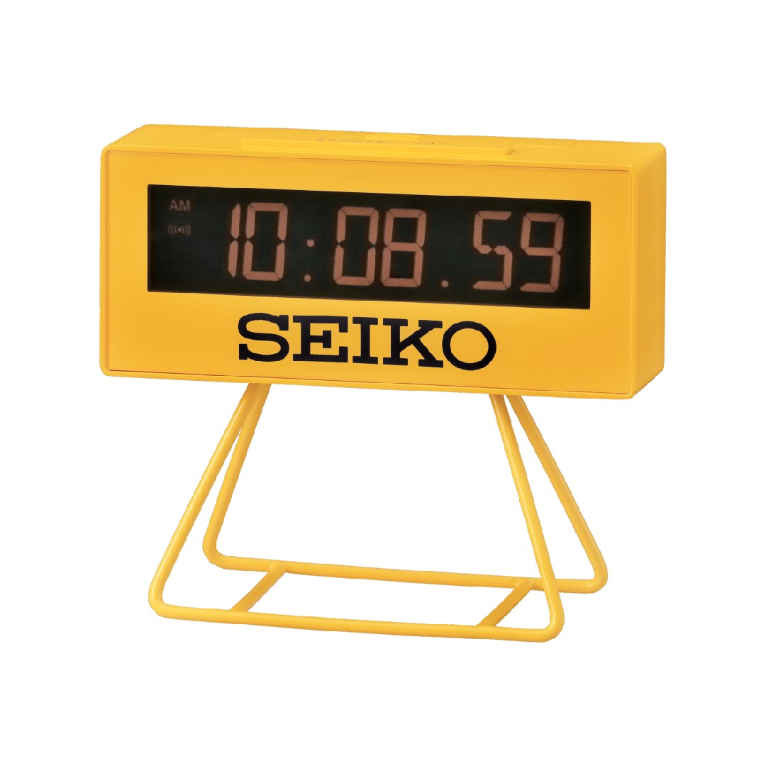 Heritage Design Alarm Clock - Matte Yellow