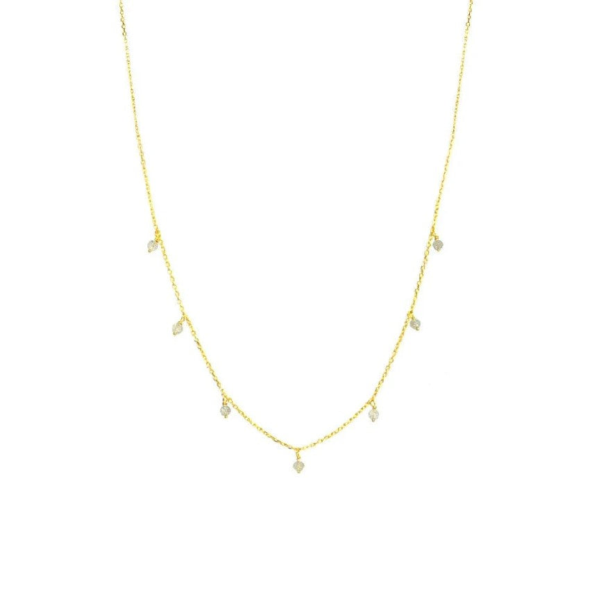 Shimmer Labradorite Drop Necklace