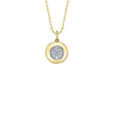 Shy Creation Ball Chain Diamond Necklace