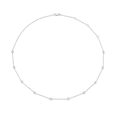 Shy Creation Diamond By the Yard Adjustable Necklace