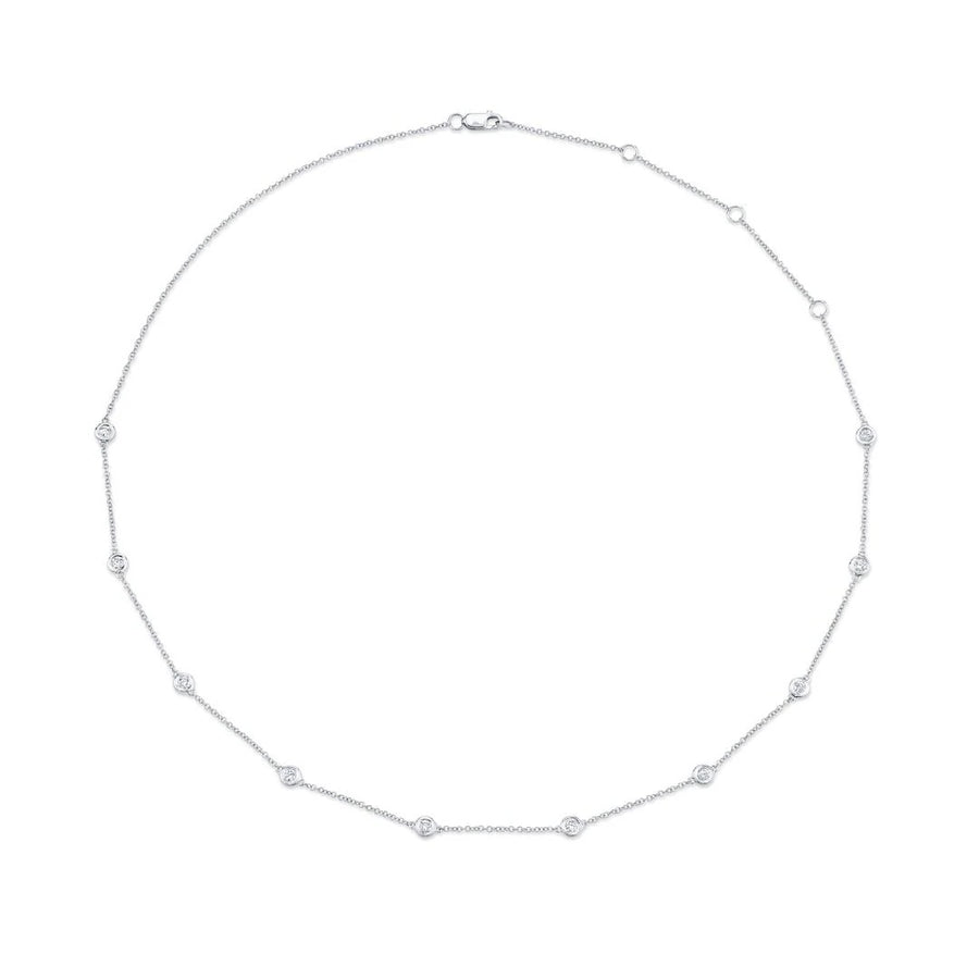 Shy Creation Diamond By the Yard Adjustable Necklace